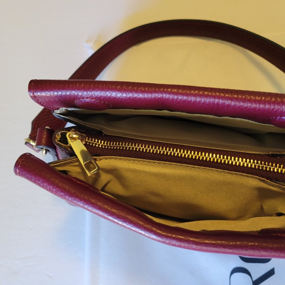 NWT [Roberta Firenze] Handmade in Italy Leather Vale Bag - Picture 11 of 15